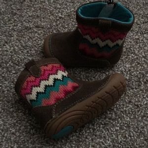 Baby girl stride rite boots Sz 4